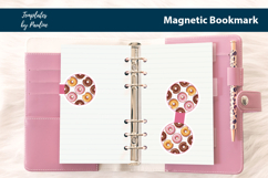 Cute Printable Donut Magnetic Bookmark, Print and Cut Product Image 3