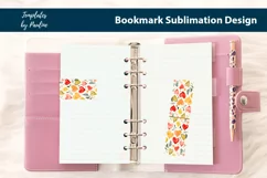 Vibrant Heart Magnetic Bookmark, Love Printable Bookmark Product Image 3