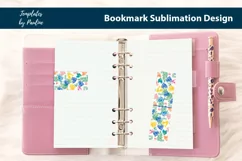 Colorful Heart Magnetic Bookmark, Love Printable Bookmark Product Image 3