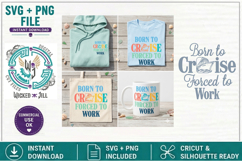 SVG Cruise Ship Boxed Born to Cruise Forced To Work Bundle Product Image 7