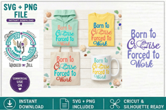 SVG Cruise Ship Boxed Born to Cruise Forced To Work Bundle Product Image 9