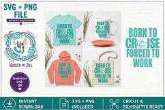 SVG Cruise Ship Boxed Born to Cruise Forced To Work Bundle Product Image 10