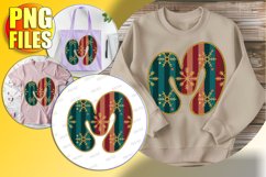 M Doodle Letter Style Clipart Cheerful Winter Vibe! Product Image 1