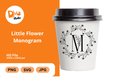 Little Flower Monogram Product Image 1
