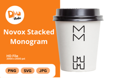 Novox Stacked Monogram Product Image 1