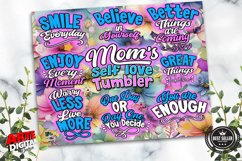 Mother&#039;s Day Tumbler Wrap PNG Mom Daily Affirmations tumbler Product Image 3