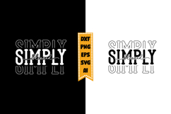 Simply Blessed Svg, Christian Svg Design Product Image 1