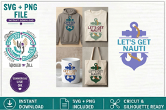 Cruise Ship Set 01 Sayings Bundle SVG Cut File Sublimation Product Image 12