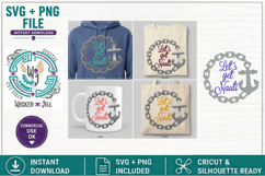 Cruise Ship Set 01 Sayings Bundle SVG Cut File Sublimation Product Image 14
