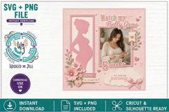 Pregnant Belly Boxed with Sayings SVG Cut File Bundle Product Image 3