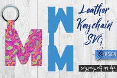 Leather Keychain SVG Design | Keychaine Design | SVG File Product Image 1