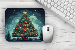 Christmas tree Mousepad PNG, Christmas Mousepad sublimation Product Image 1