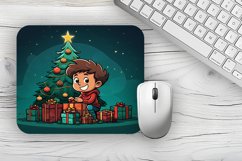 Christmas tree Mousepad PNG, Christmas Mousepad sublimation Product Image 1