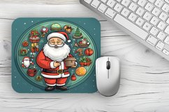 Santa Claus Christmas Mousepad PNG, Christmas Mousepad subli Product Image 1