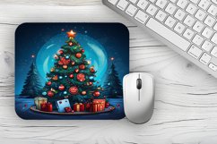 Christmas tree Mousepad PNG, Christmas Mousepad sublimation Product Image 1