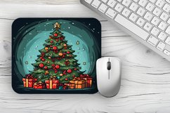 Christmas tree Mousepad PNG, Christmas Mousepad sublimation Product Image 1