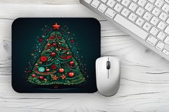 Christmas tree Mousepad PNG, Christmas Mousepad sublimation Product Image 1