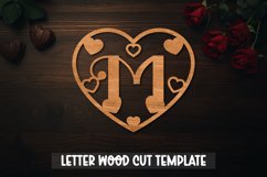 Valentine Laser Cut Alphabet letter Product Image 14