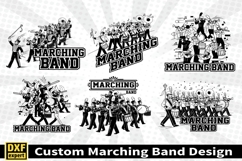 Marching band shirt SVG Editable Template Instate download Product Image 1