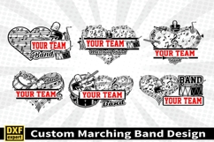 Marching band shirt SVG Editable Template Instate download Product Image 2