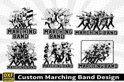 Marching band shirt SVG Editable Template Instate download Product Image 1