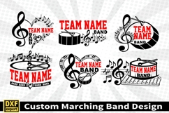 Marching band shirt SVG Editable Template Instate download Product Image 1