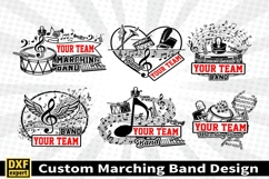 Marching band shirt SVG Editable Template Instate download Product Image 1