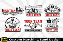 Marching band shirt SVG Editable Template Instate download Product Image 1