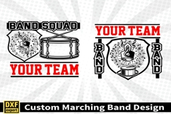 Marching band shirt SVG Editable Template Instate download Product Image 2