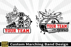 Marching band shirt SVG Editable Template Instate download Product Image 2