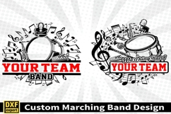Marching band shirt SVG Editable Template Instate download Product Image 2