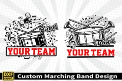 Marching band shirt SVG Editable Template Instate download Product Image 2