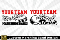 Marching band shirt SVG Editable Template Instate download Product Image 2
