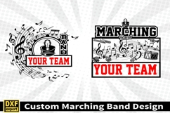 Marching band shirt SVG Editable Template Instate download Product Image 2