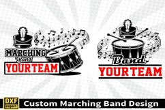 Marching band shirt SVG Editable Template Instate download Product Image 2