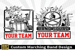Marching band shirt SVG Editable Template Instate download Product Image 2