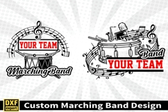 Marching band shirt SVG Editable Template Instate download Product Image 2