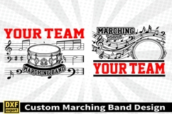 Marching band shirt SVG Editable Template Instate download Product Image 2