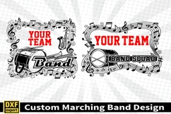 Marching band shirt SVG Editable Template Instate download Product Image 2