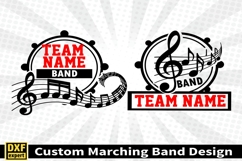 Marching band shirt SVG Editable Template Instate download Product Image 3