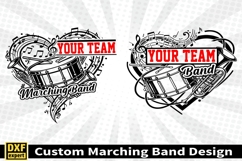 Marching band shirt SVG Editable Template Instate download Product Image 2