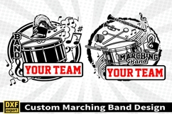 Marching band shirt SVG Editable Template Instate download Product Image 2