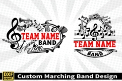Marching band shirt SVG Editable Template Instate download Product Image 2