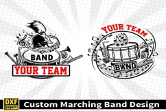 Marching band shirt SVG Editable Template Instate download Product Image 3