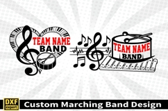 Marching band shirt SVG Editable Template Instate download Product Image 3