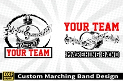 Marching band shirt SVG Editable Template Instate download Product Image 3