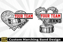Marching band shirt SVG Editable Template Instate download Product Image 3