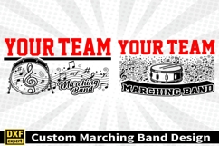 Marching band shirt SVG Editable Template Instate download Product Image 3