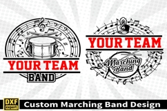 Marching band shirt SVG Editable Template Instate download Product Image 3