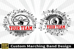 Marching band shirt SVG Editable Template Instate download Product Image 3